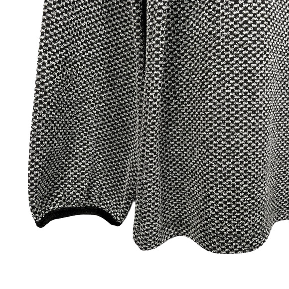 Karl Lagerfeld Paris Womens Black and White Embellished Top Size Medium - Picture 4 of 8